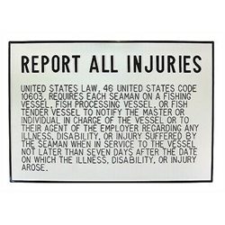 Injury Plaque